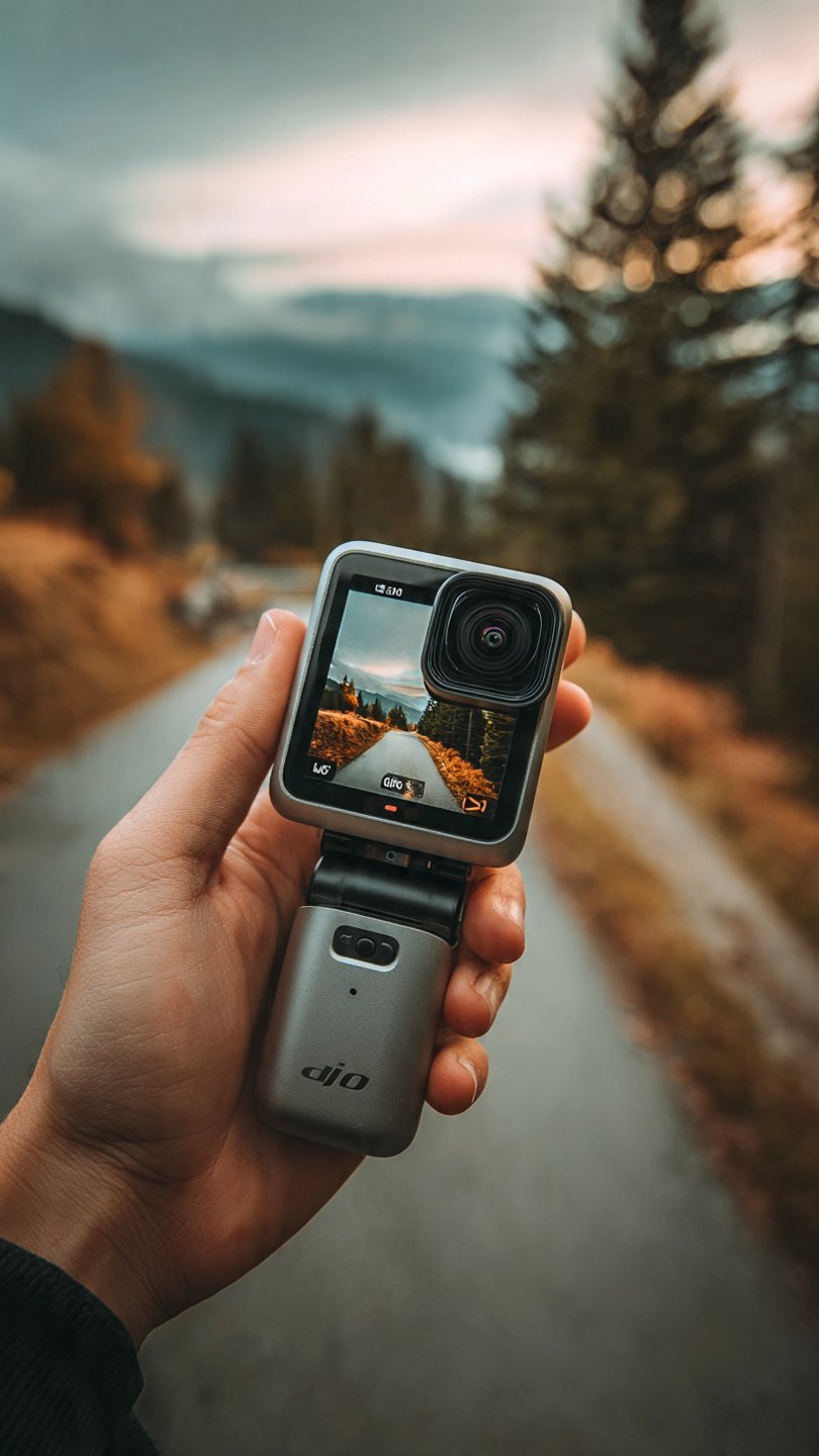 DJI Osmo Pocket 3 1 DJI Osmo Pocket 3 vlogging camera with 1-inch CMOS sensor, 3-axis gimbal stabilization and rotatable touchscreen