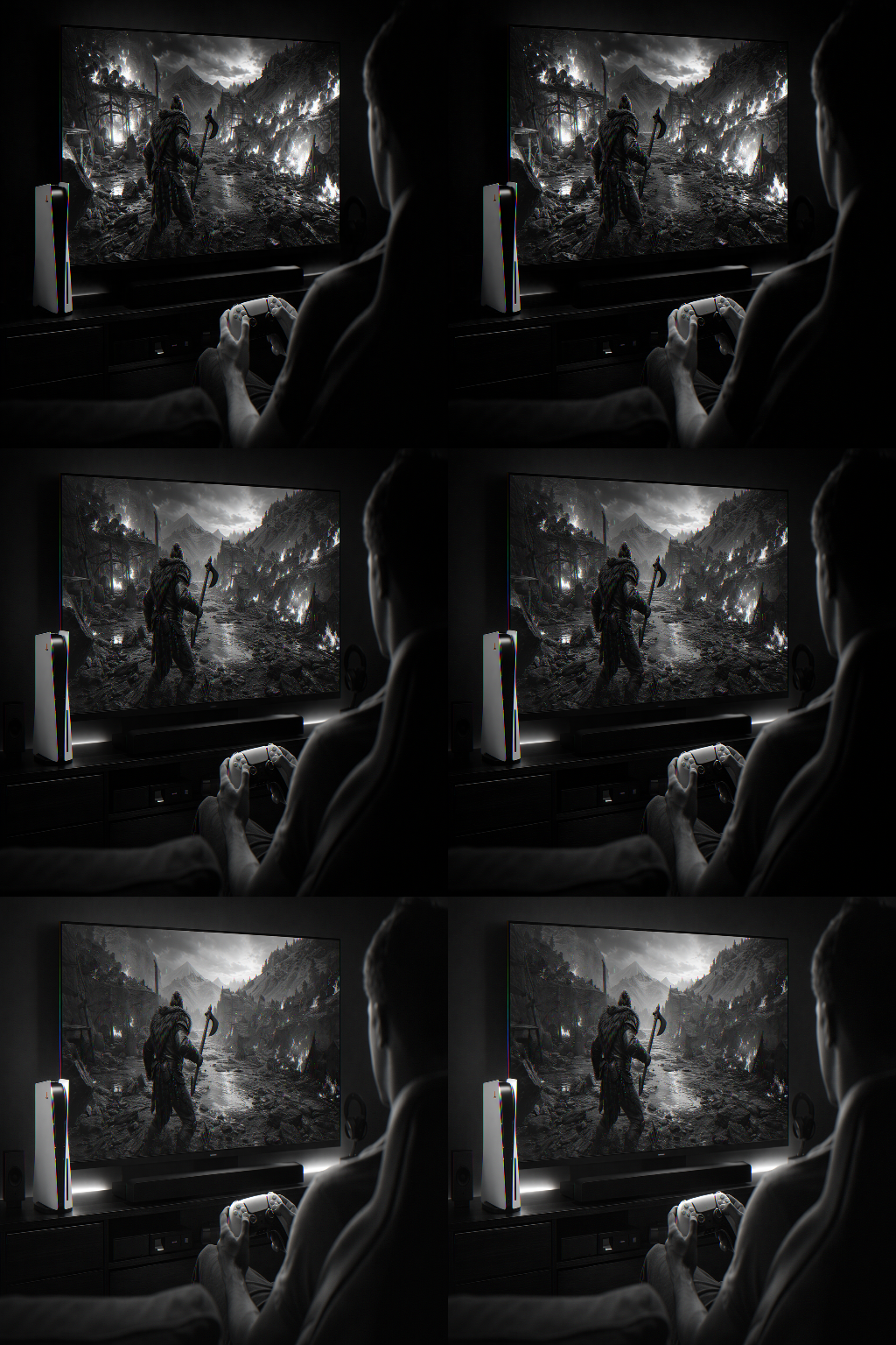 Alt Text: PS5 Digital Edition Slim gaming experience in 4K