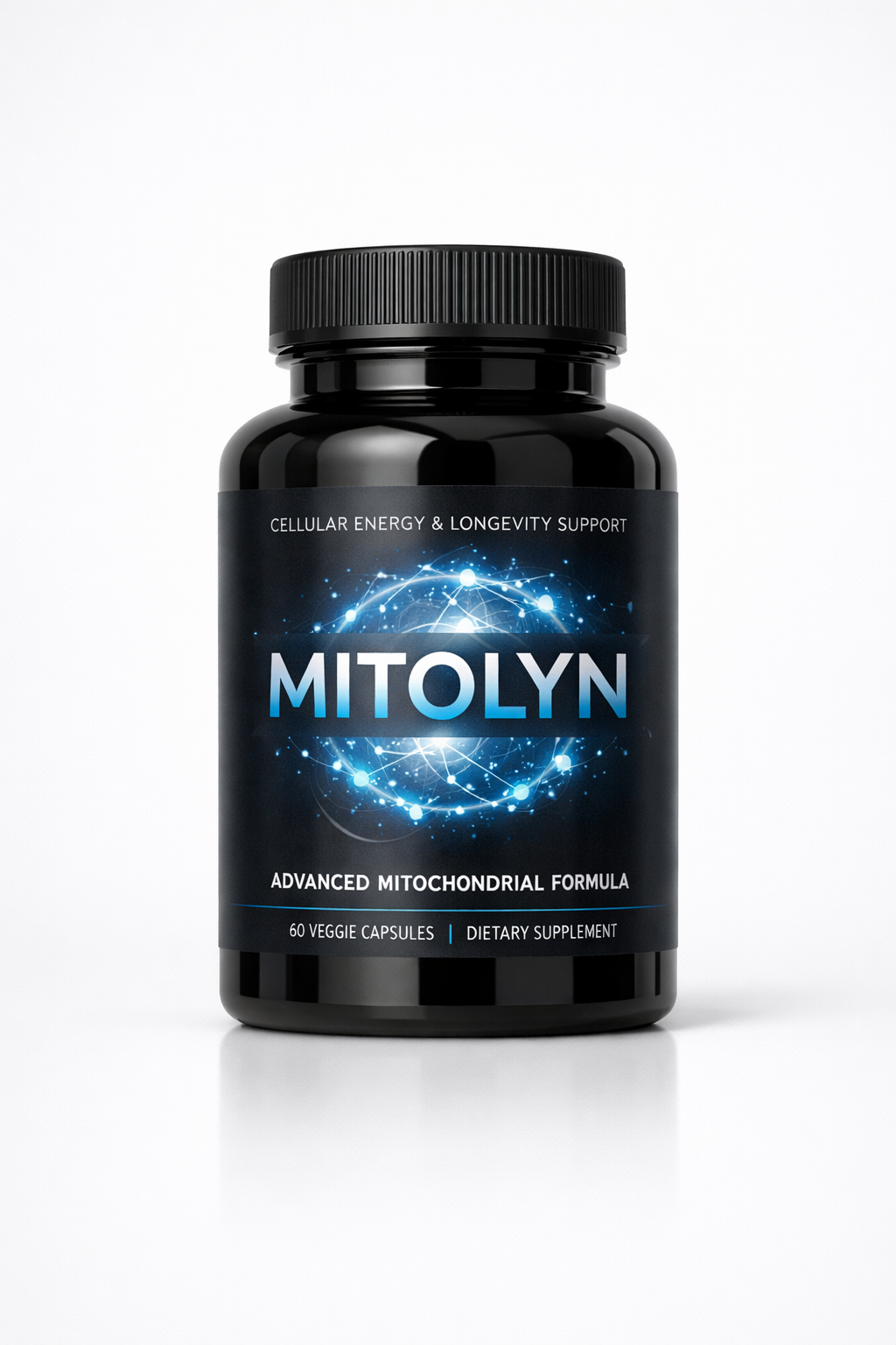 MITOLYN supplement bottle for energy and metabolism