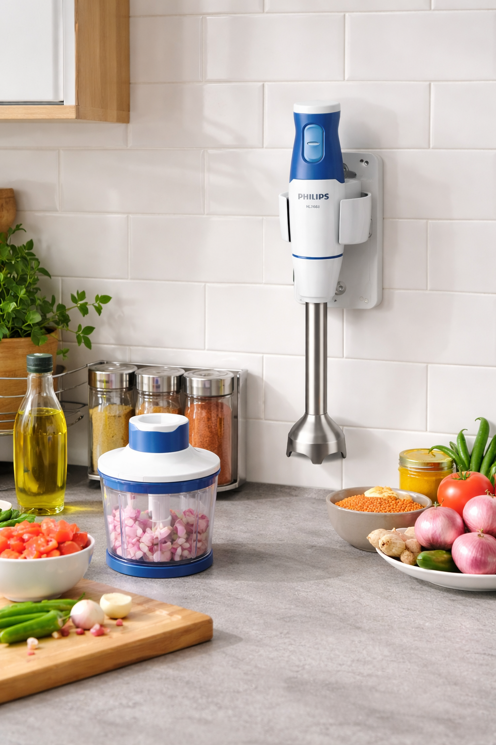 Wall bracket for compact and convenient storage