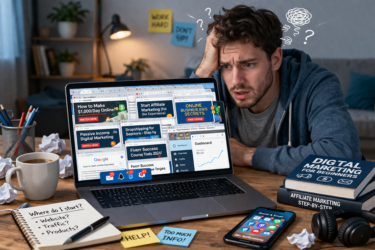 online business learning confusion