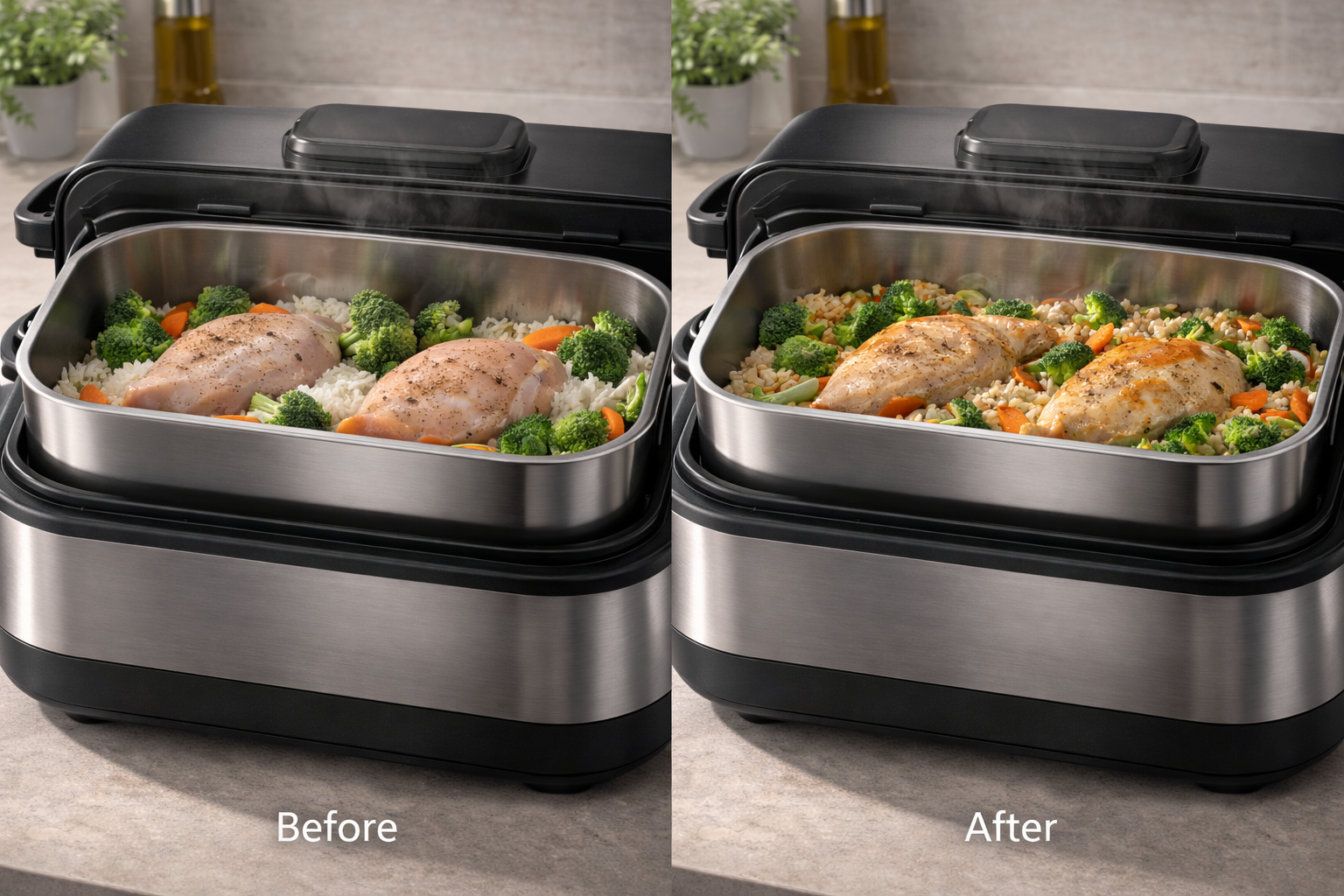 🔥 1 Smart Cooker That Replaces Your Kitchen! 5 Before and After Cooking Comparison Using Smart Kitchen Appliance