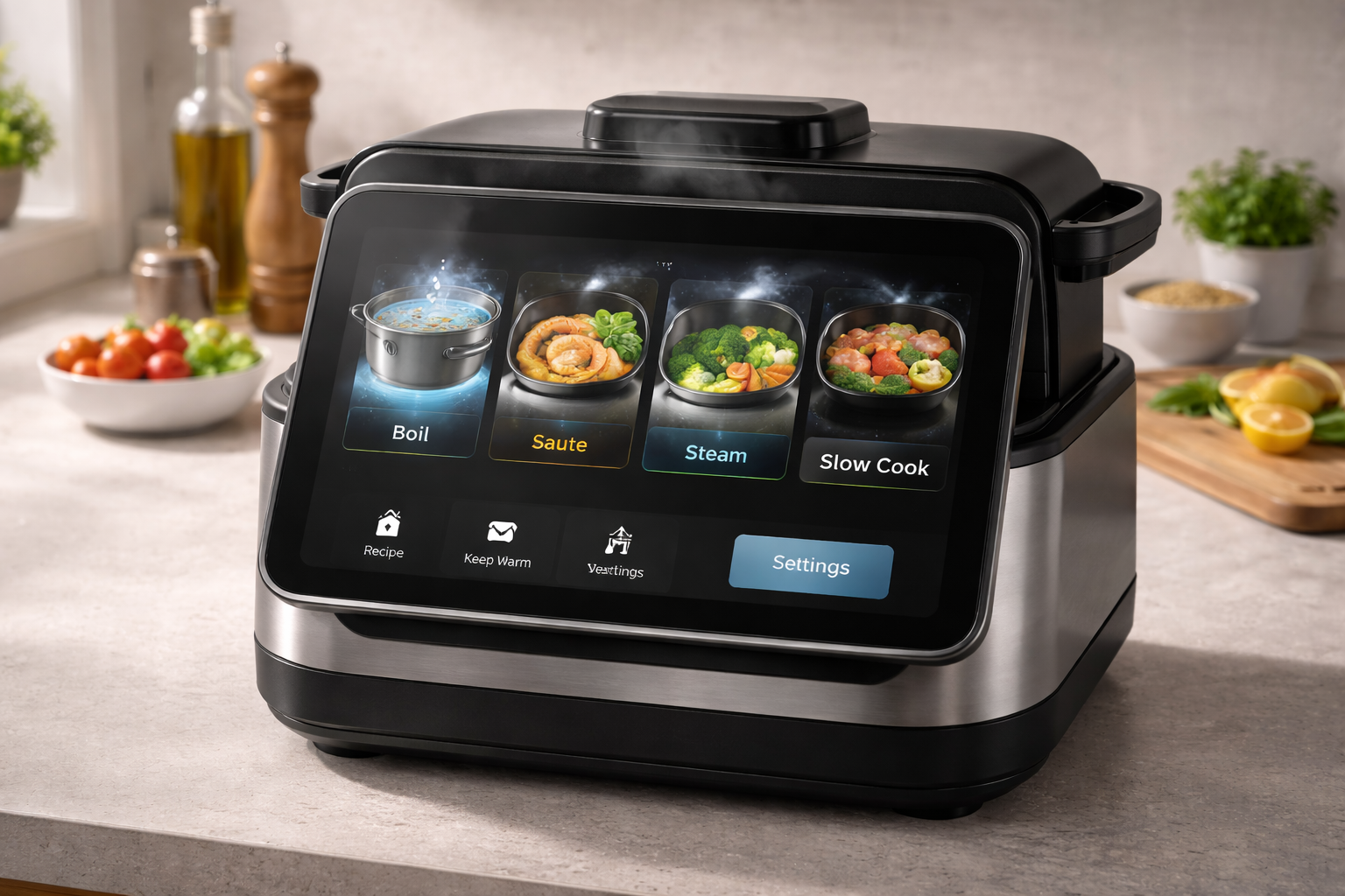 🔥 1 Smart Cooker That Replaces Your Kitchen! 3 Multi Function Smart Cooker with Boiling Frying and Steaming Options